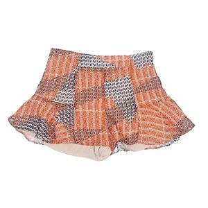 Altar’d State Floral Patchwork Frills  Shorts